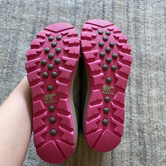 Sorel Whitney Lace NY1895 Pink Ice Tall Boot Y6 - Picture 6 of 8